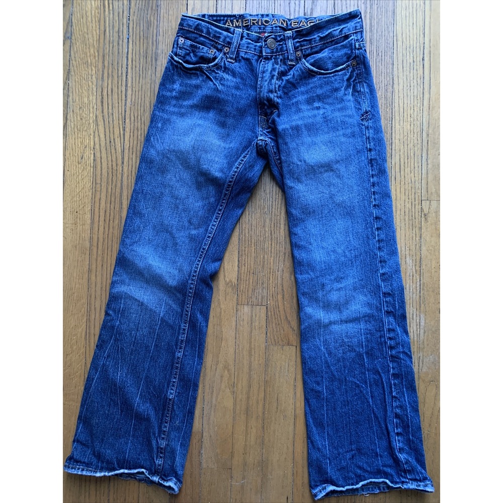 American Eagle Y2k Fashion Low Rise Boot Jeans 26x28 Denim Bootcut Flair